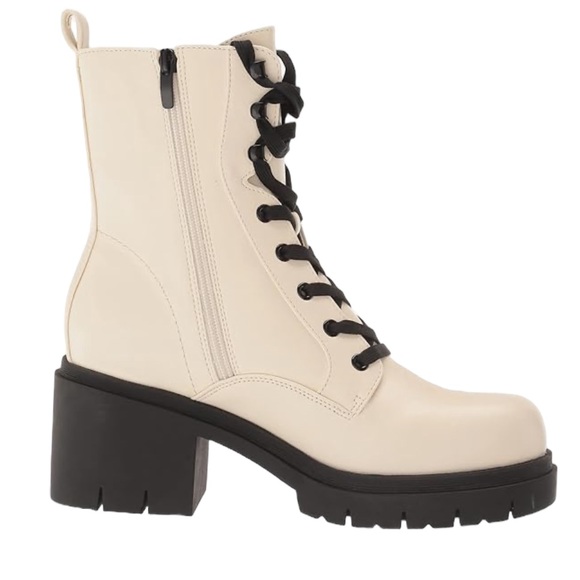 NEW Nine West Juna Heeled Combat Boots Women's Size 7.5 - Picture 7 of 12